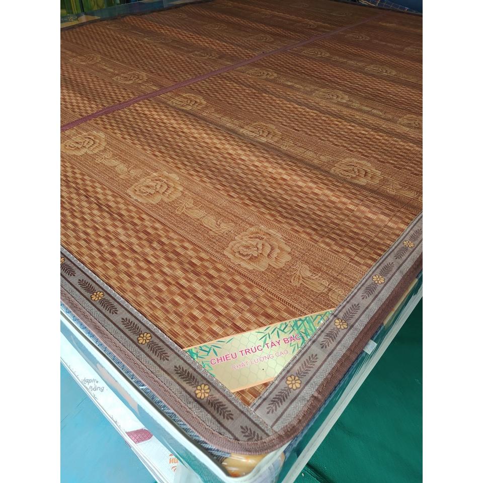 Chiếu trúc tây bắc - chiếu tăm vân gỗ - chiếu tăm hoa đế lụa