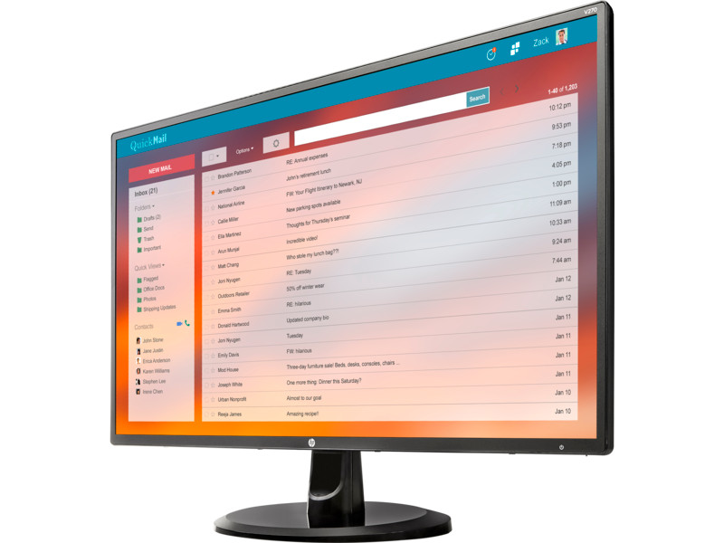 Màn hình vi tính HP V270 27-inch Monitor,3Y WTY_2KZ35AA - Hàng Chính Hãng