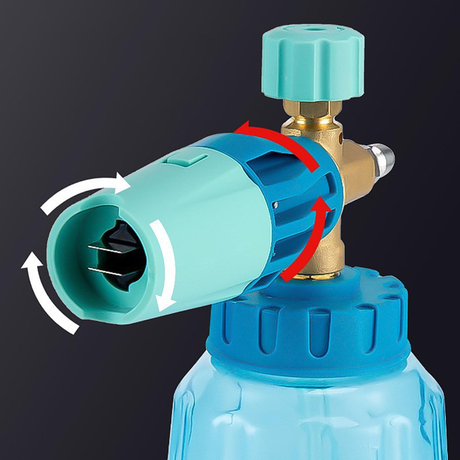 Handheld Garden Watering Pump Foam Sprayer Light Blue