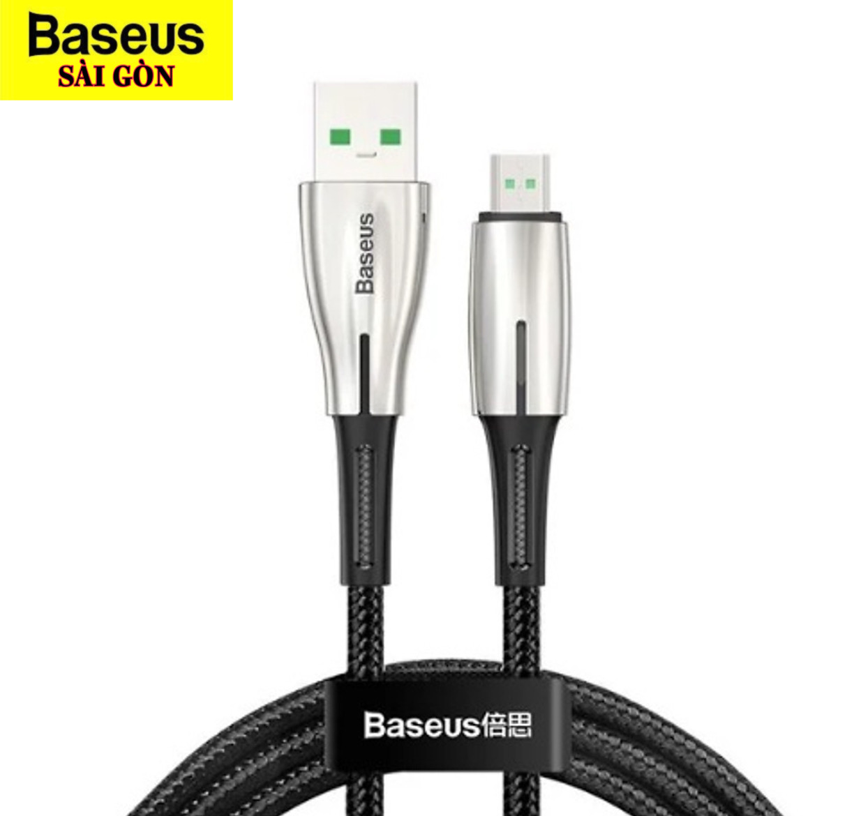 Cáp sạc Baseus Waterdrop 4A nhanh siêu bền USB to TYPE C- Hàng Chính Hãng