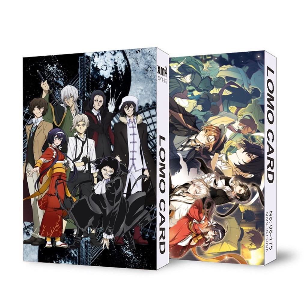 (KHÔNG KÈM HỘP) Hộp ảnh lomo in hình BUNGOU STRAY DOGS anime VĂN HÀO LƯU LẠC 30 tấm dễ thương xinh xắn