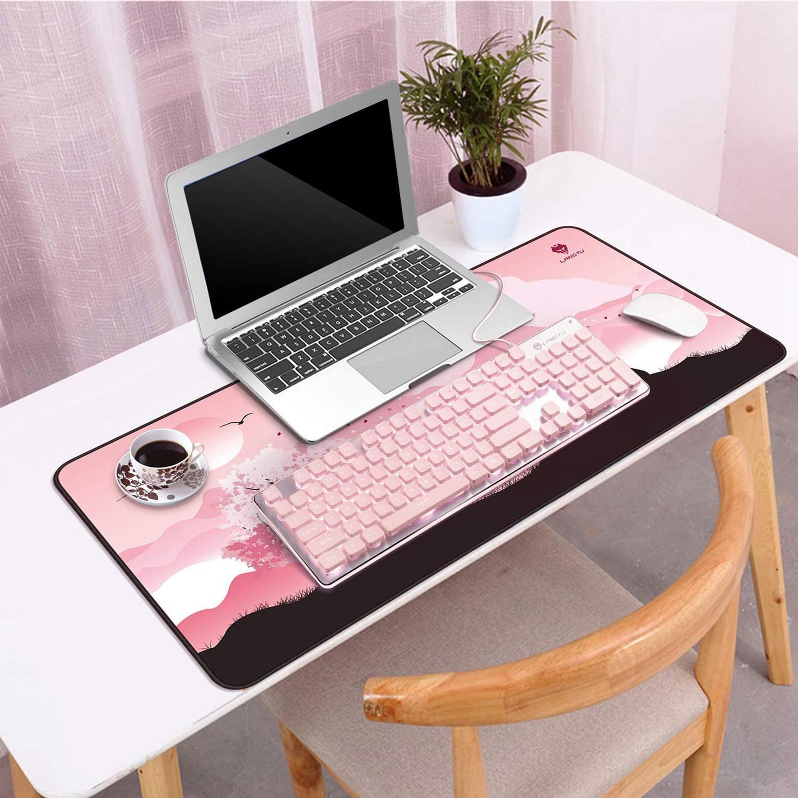 Membrane Gaming Keyboard  Panel Keyboard  Pink white light