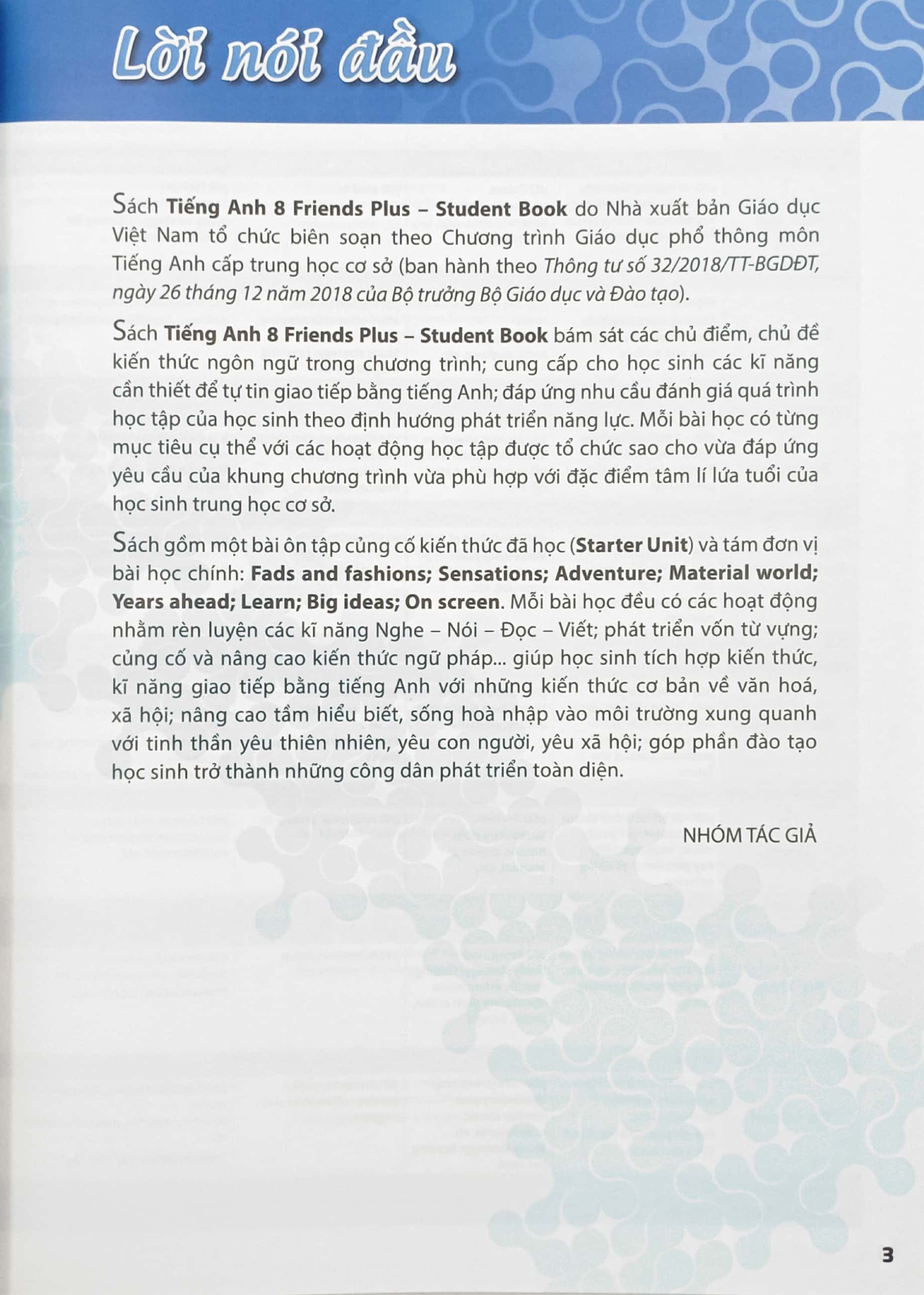 Tiếng Anh 8 Friends Plus - Student Book (2023)