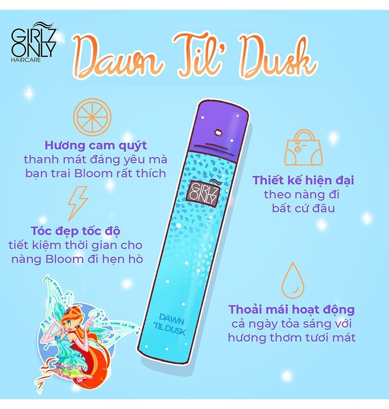 Dầu Gội Khô Girlz Only Dry Shampoo 200ml + Tặng Kèm Băng Đô