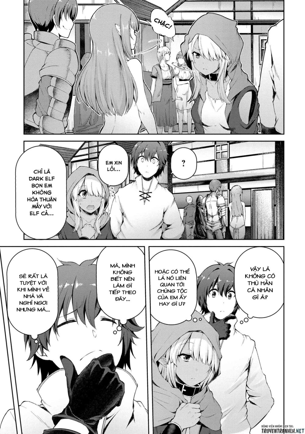 ngôi nhà của tôi đã bị đốt cháy, thế thì tại sao tôi không dùng hết số tiền còn lại để mua nô lệ dark elf? chapter 2 3