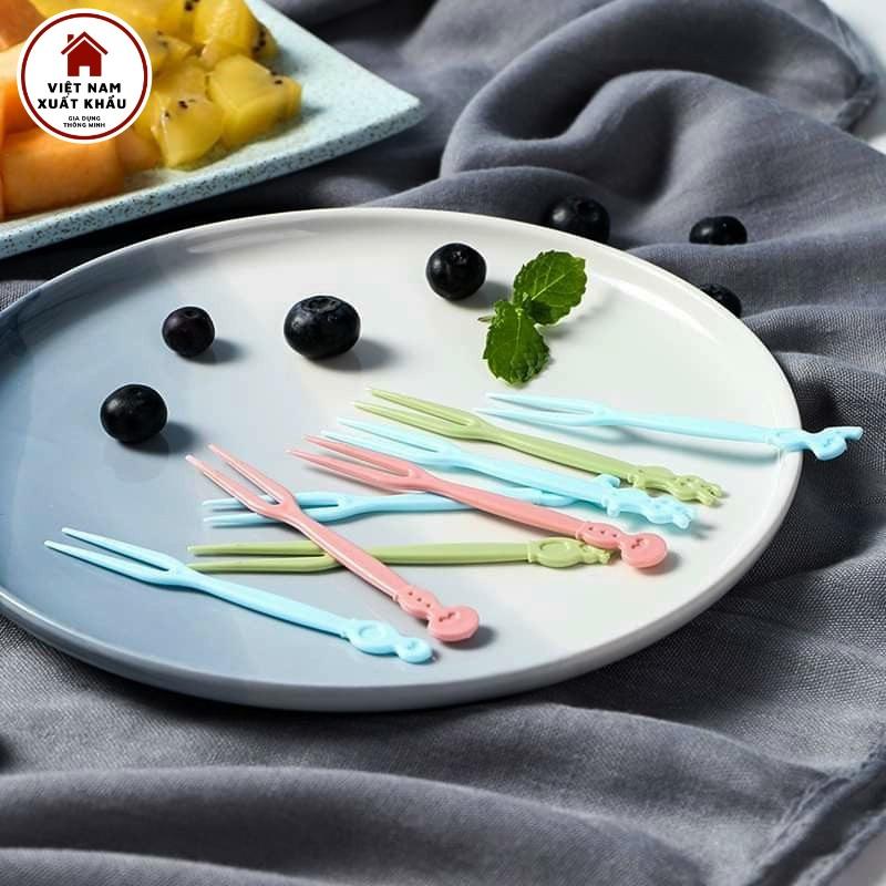 Dĩa Ăn Hoa Quả, Trái Cây, Bánh Kẹo Bằng Nhựa Tiện Gọn Bộ 50 Cái