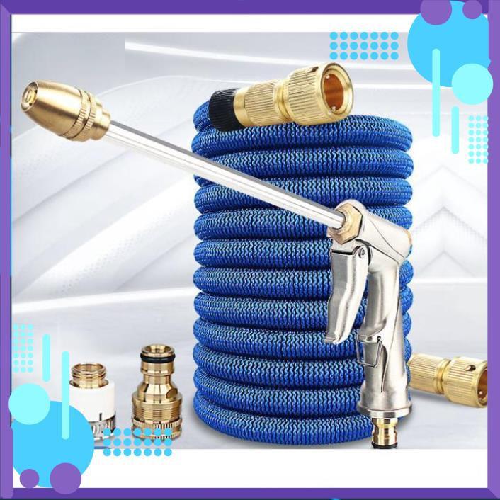Vòi Xịt Rửa Xe Tưới Cây️ Bộ dây và vòi xịt tăng áp lực nước rửa xe tưới cây loại 5m  206733