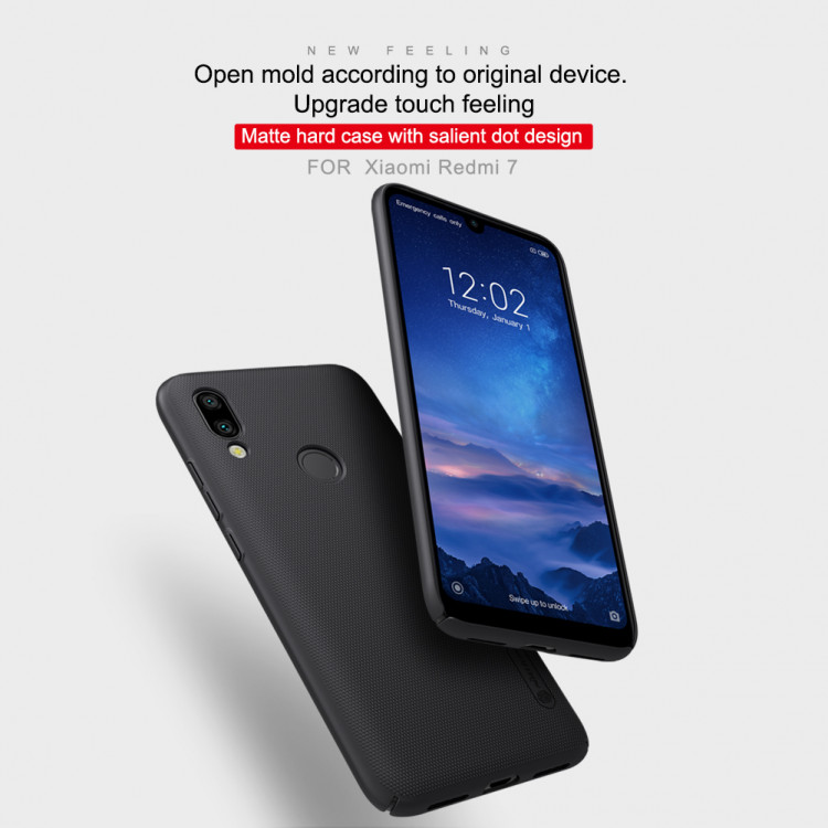 Nillkin Super Frosted Shield Matte cover case for Xiaomi Redmi 7