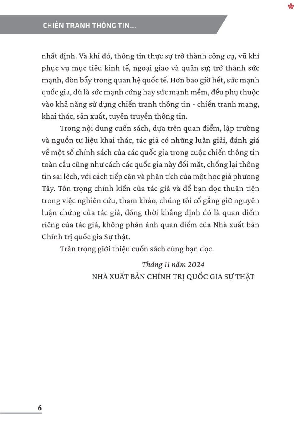Chiến tranh thông tin các quốc gia trong cuộc đua chinh phục tâm trí con người - bản in 2025