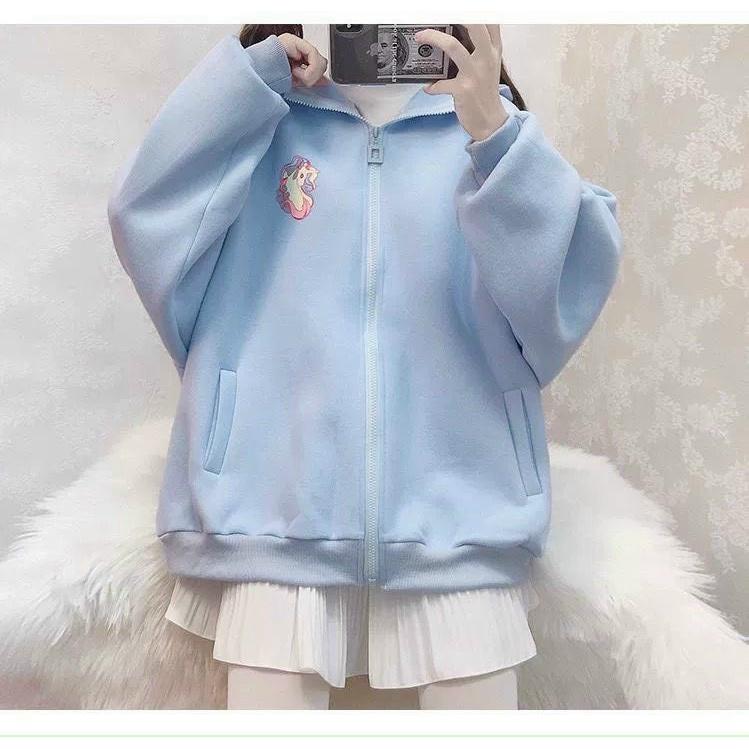 (FREE SHIP) ÁO KHOÁC CHỐNG NẮNG NỮ HỌA TIẾT KÌ LÂN BẢY MÀU SIÊU NGỘ NGHĨNH ĐÁNG YÊU TK 2022