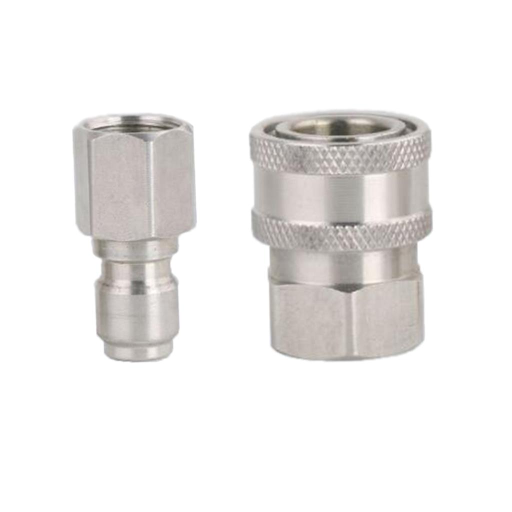 2 Set High Pressure Washer Car Wash Nozzle High Pressure Water Hose Fittings