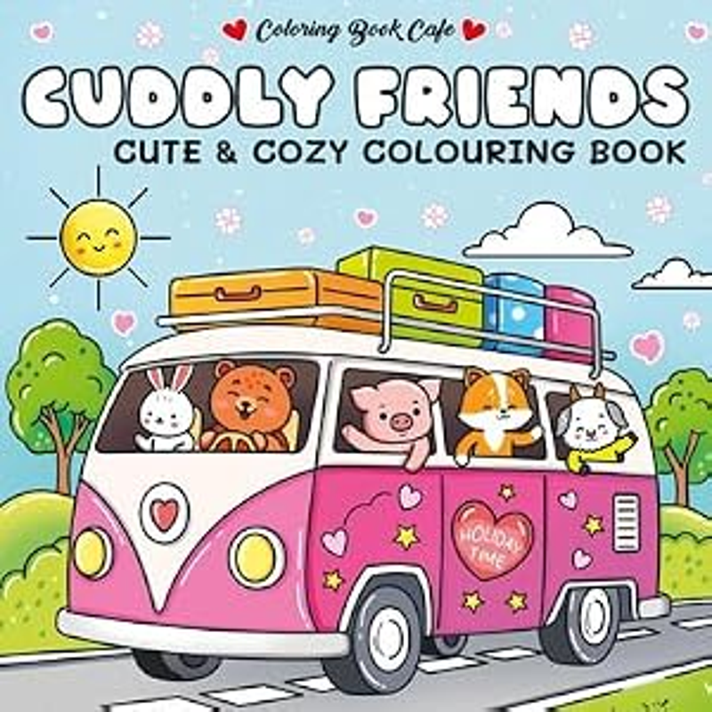Sách Colouring: Cuddly Friends
