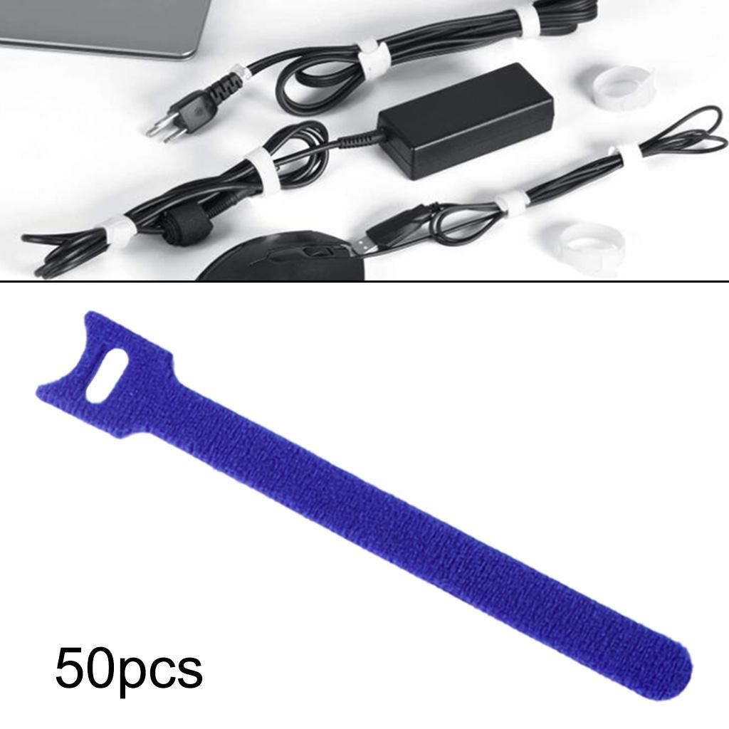 50pcs Cable Cord Tie Straps Reusable Cable Ties Cord Straps
