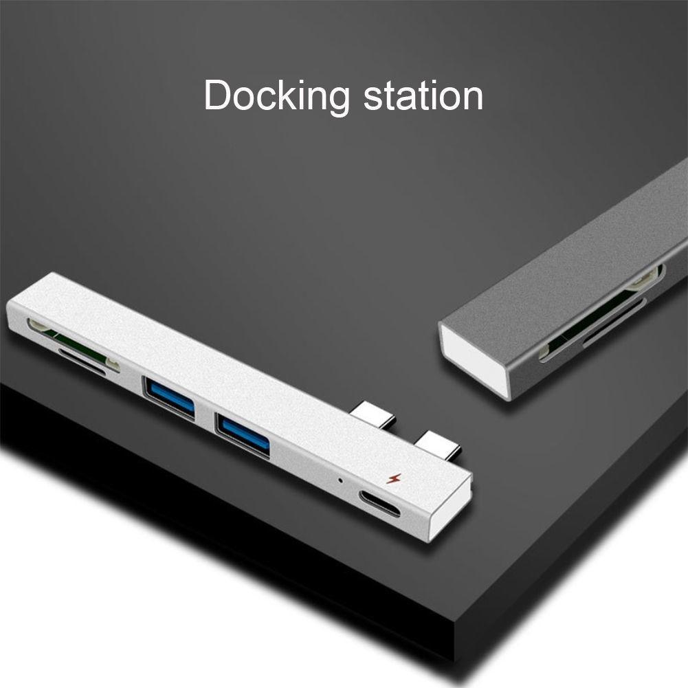 Hub Chuyển Đổi USB Type C Sang USB 2.0 PD Hỗ Trợ Thẻ TF
