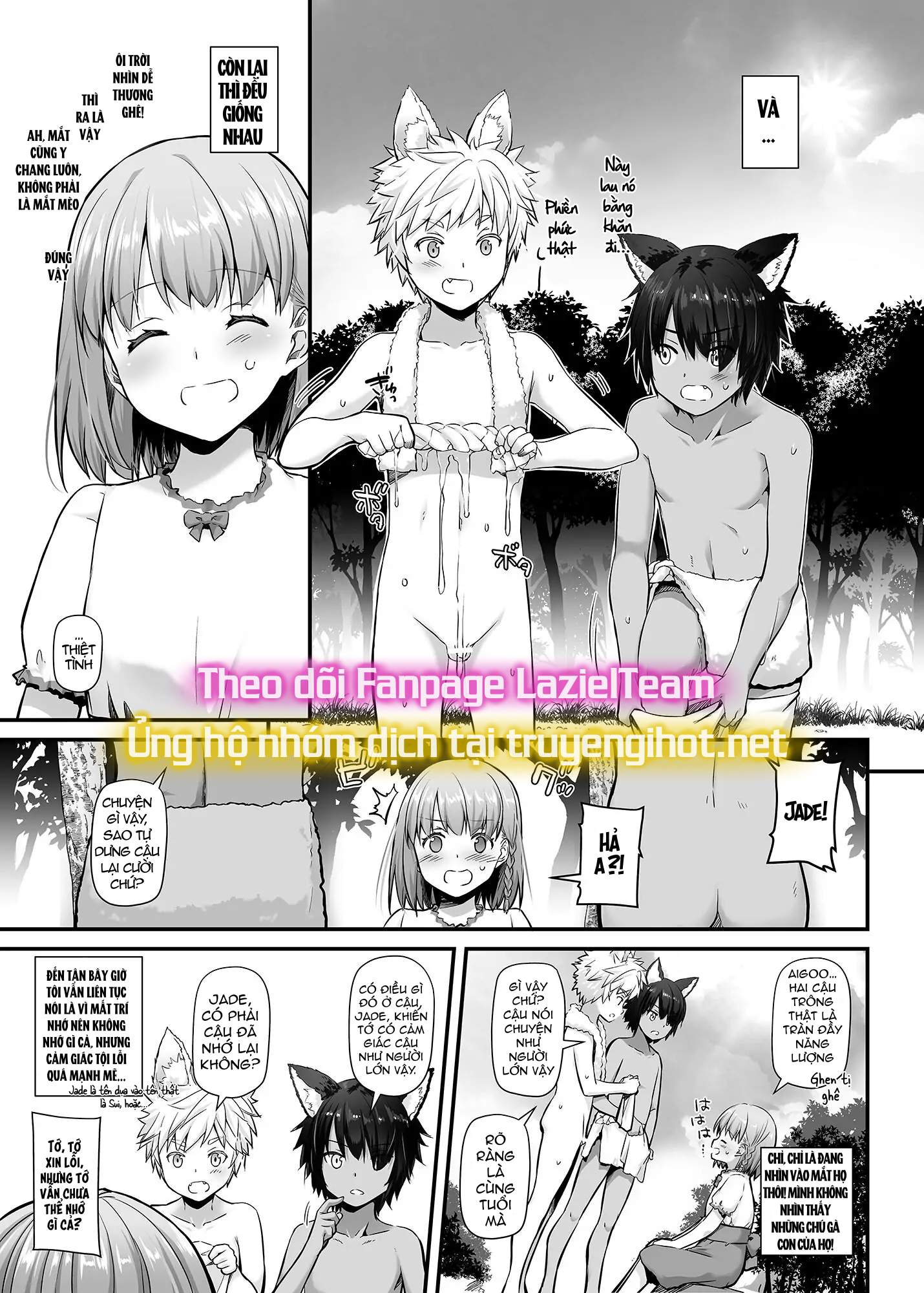 [21+] hai chàng trai cao lớn với đôi tai thú đã yêu tôi ở một thế giới khác chapter 1.1 9