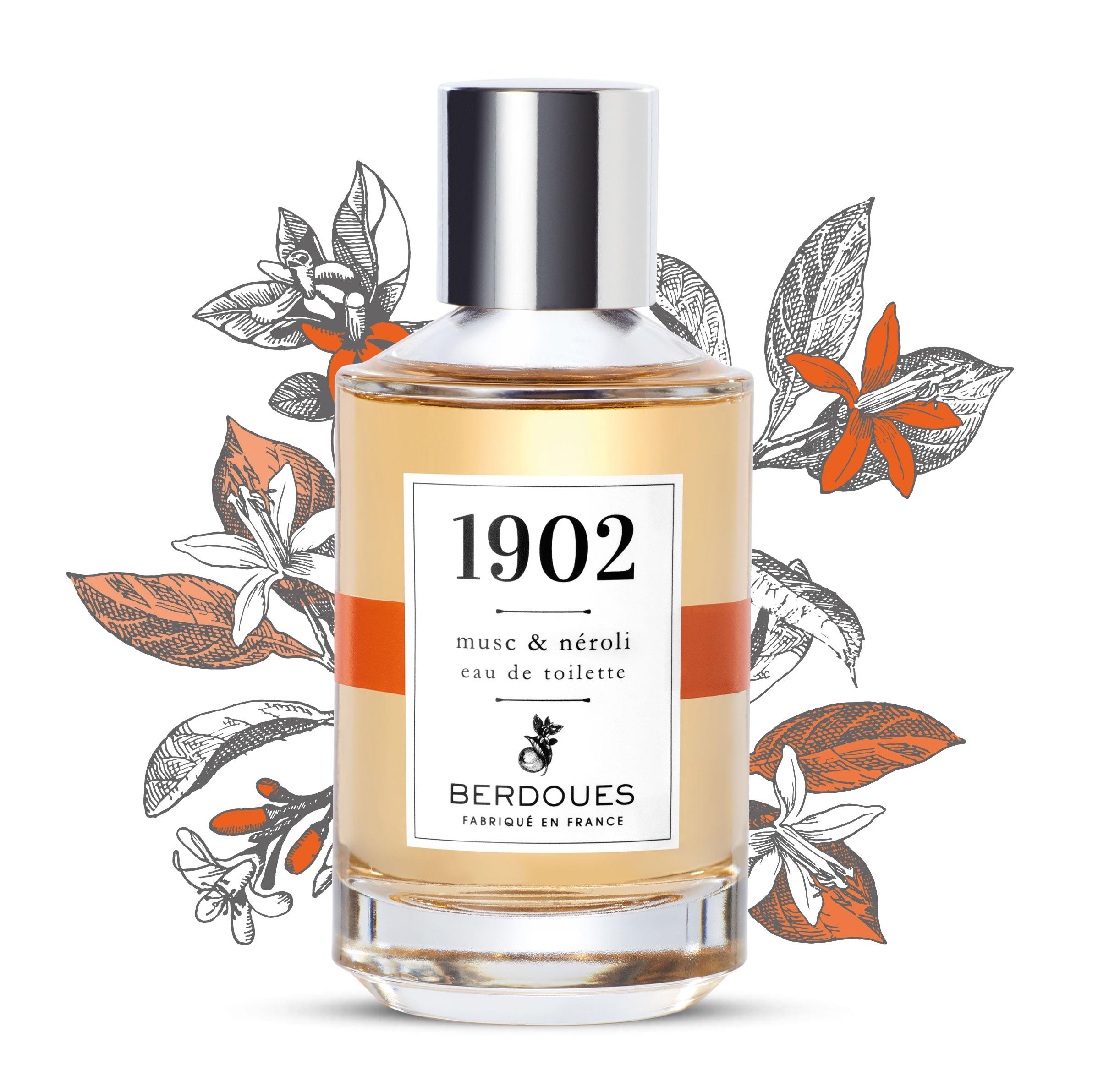 Nước Hoa Berdoues 1902 Musc &amp; Néroli Eau De Toilette 100ml + Tặng Kèm 1 Băng Đô Tai Mèo Xinh Xắn ( Màu Ngẫu Nhiên)