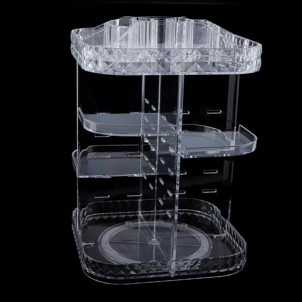 Cosmetic Display Case For Makeup Brushes Holder Eyeshadow Face Cream Lotions