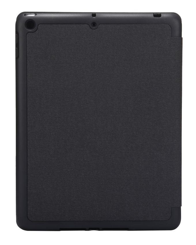 Bao da bọc vải dành cho iPad Gen 7 Gen 8 Gen 9 lưng dẻo nắp gập có khay bút cảm ứng