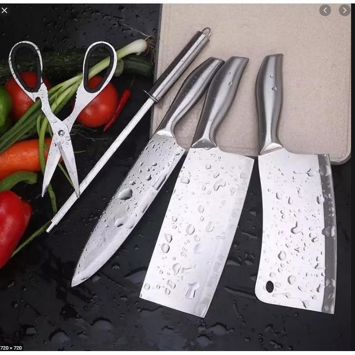 Bộ Dao Làm Bếp Nhật Bản làm Từ Inox Bền Đẹp, Chống Gỉ Sét, Chống Ăn Mòn
