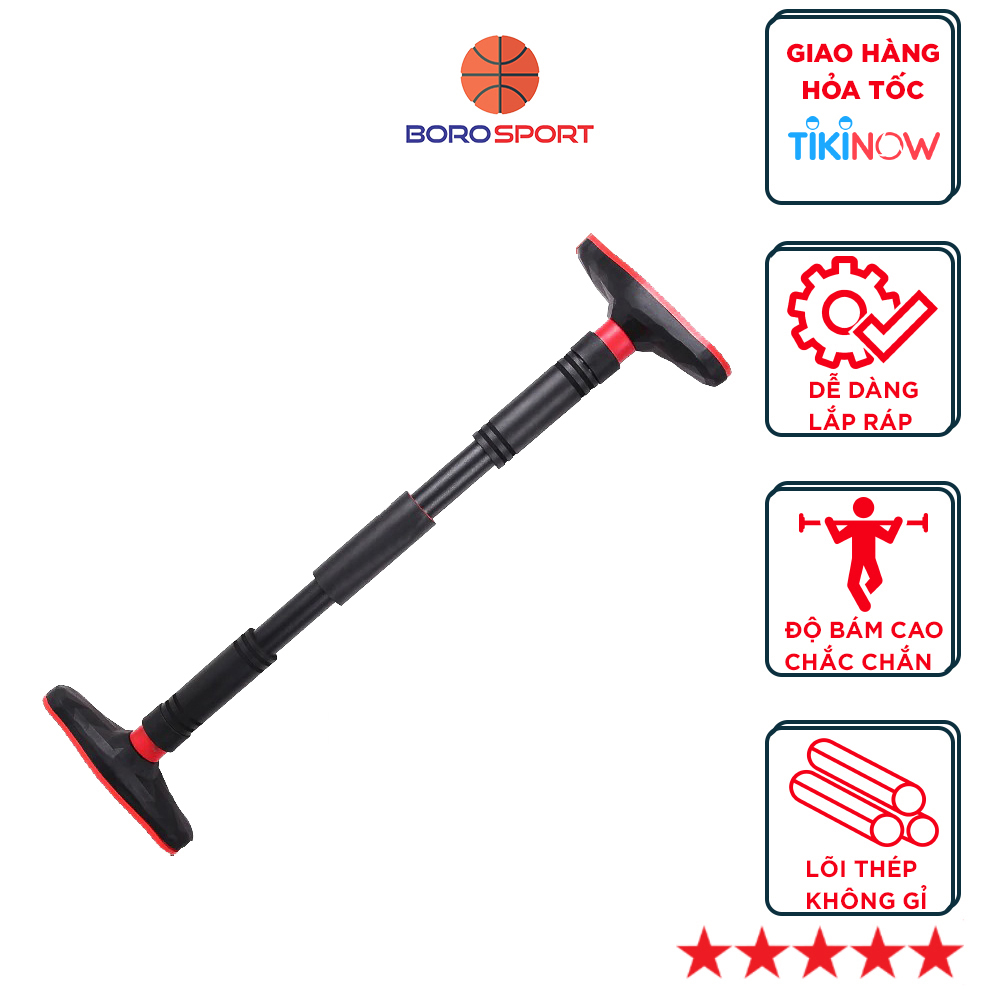 Xà đơn treo tường gắn cửa Cleacco bọc đệm PVC chống trượt BORO SPORT