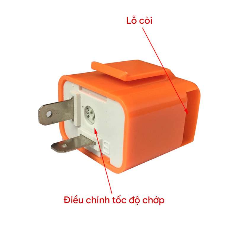 Cục chớp xi nhan điện tử điều chỉnh tốc độ chớp có tiếng kêu CF12-2