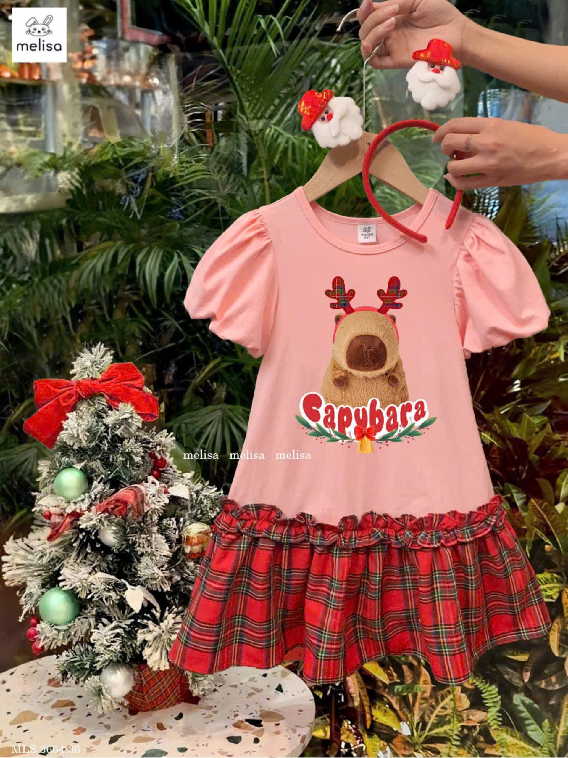 Đầm váy công chúa cho bé gái tiên cá dự tiệc lễ tết noel giáng sinh size 12-40kg hàng thiết kế cao cấp