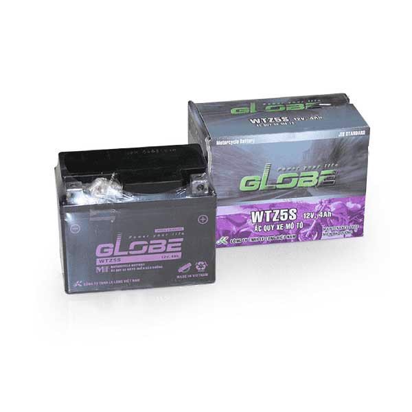 Hàng chính hãng - Ắc quy Globe WTZ5S E xe Wave Future Airblade Nouvo Hayate ...