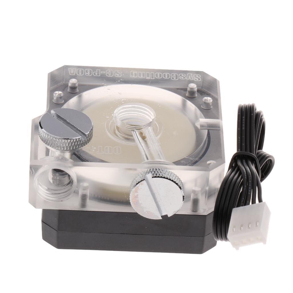 1Piece SC-P60A G1/4 450L/h Liquid Pump Water 4Pin For PC Water Cooling