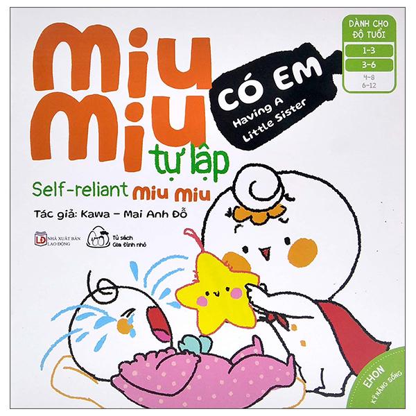 Sách Ehon Miu Miu Tự Lập Phần 2 Song Ngữ - Có Em