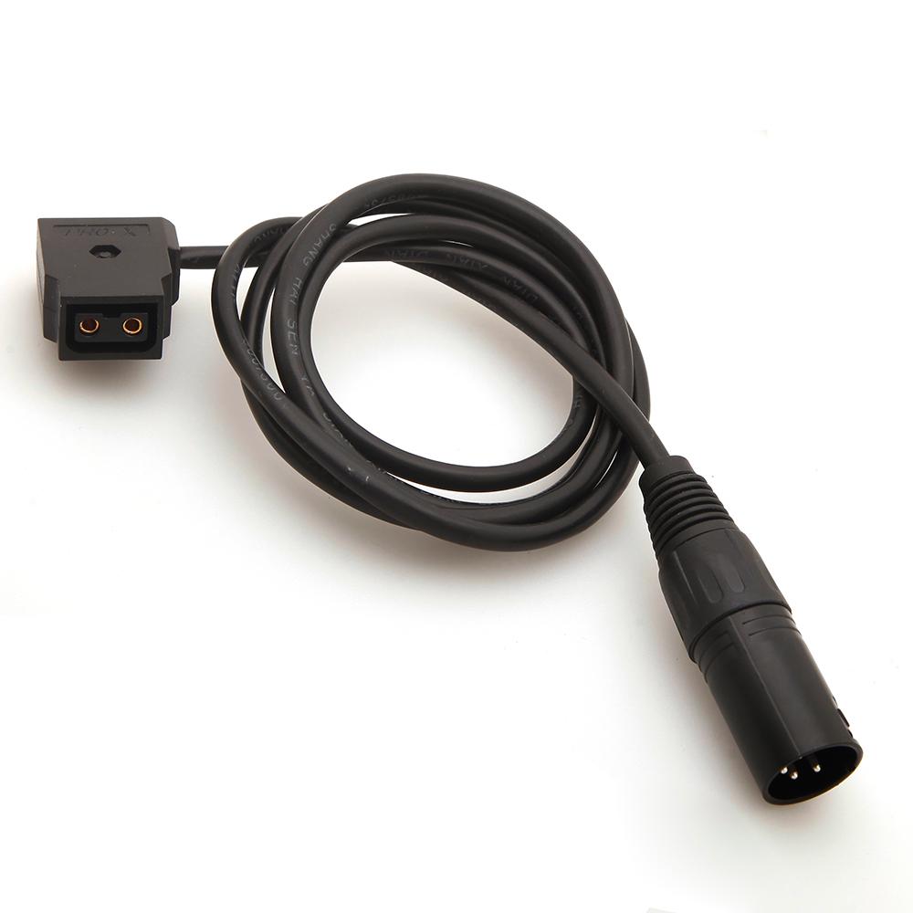 D-Tap B Female To XLR 4PMale Adapter Cable for Anton Bauer Battery V-Mount