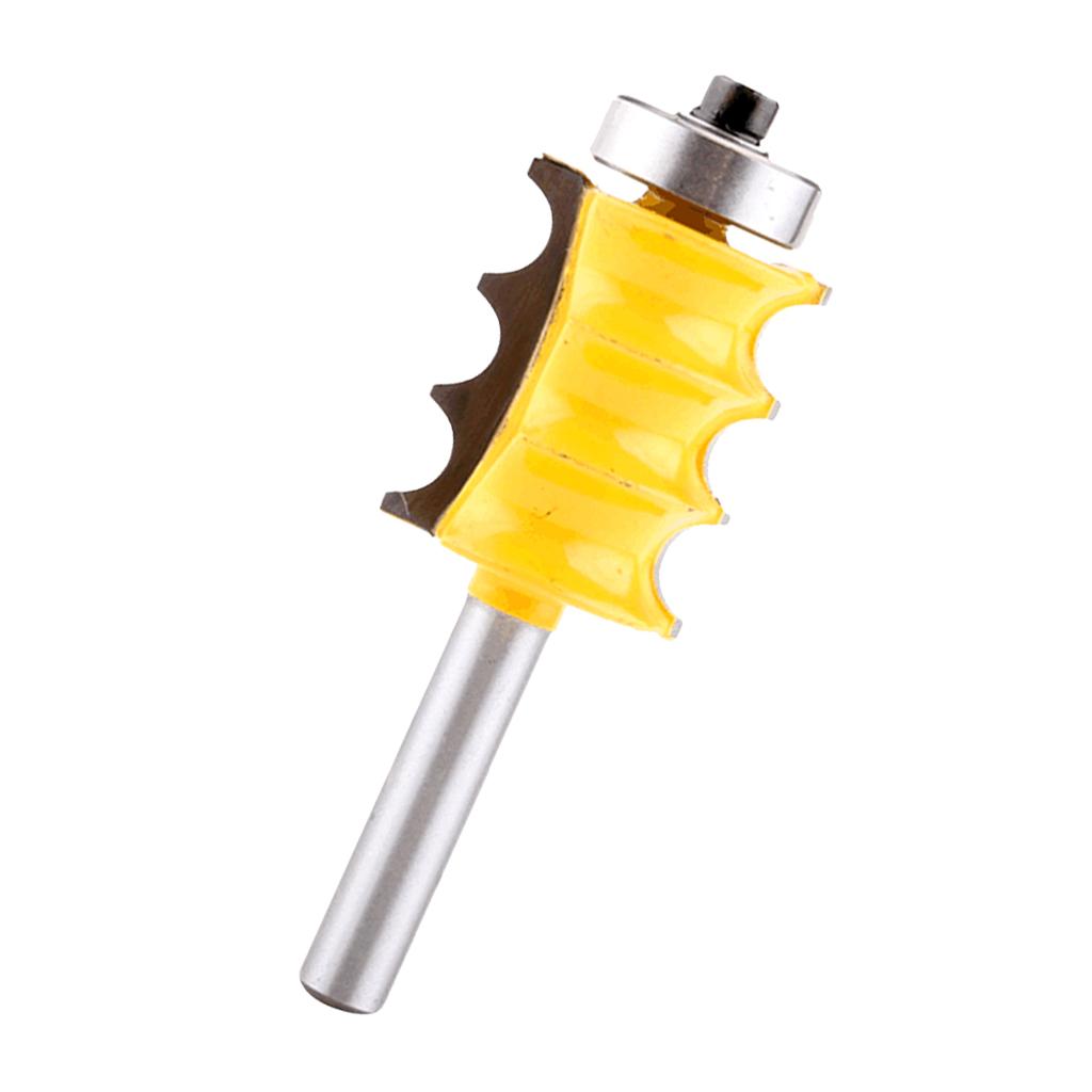 3/16-Inch Triple Beading Bit Woodworking Tool w/ 1/2-Inch Shank