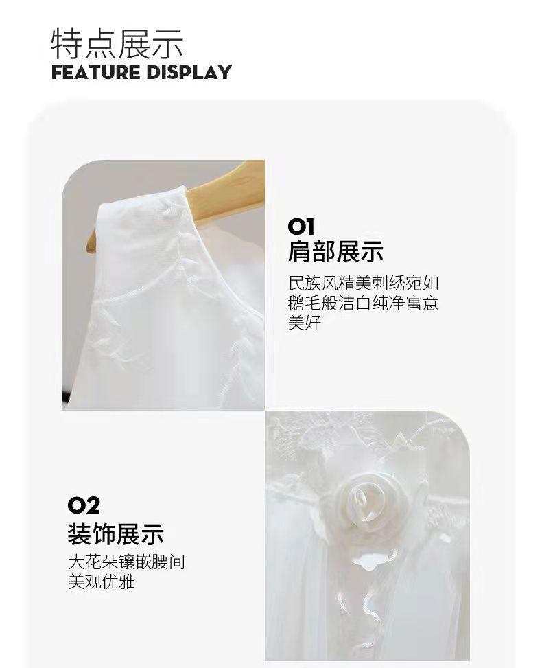 DONGSHOP Váy mùa hè cho bé gái 2023 Váy công chúa siêu xinh xắn Váy lụa phương Tây Váy trẻ em