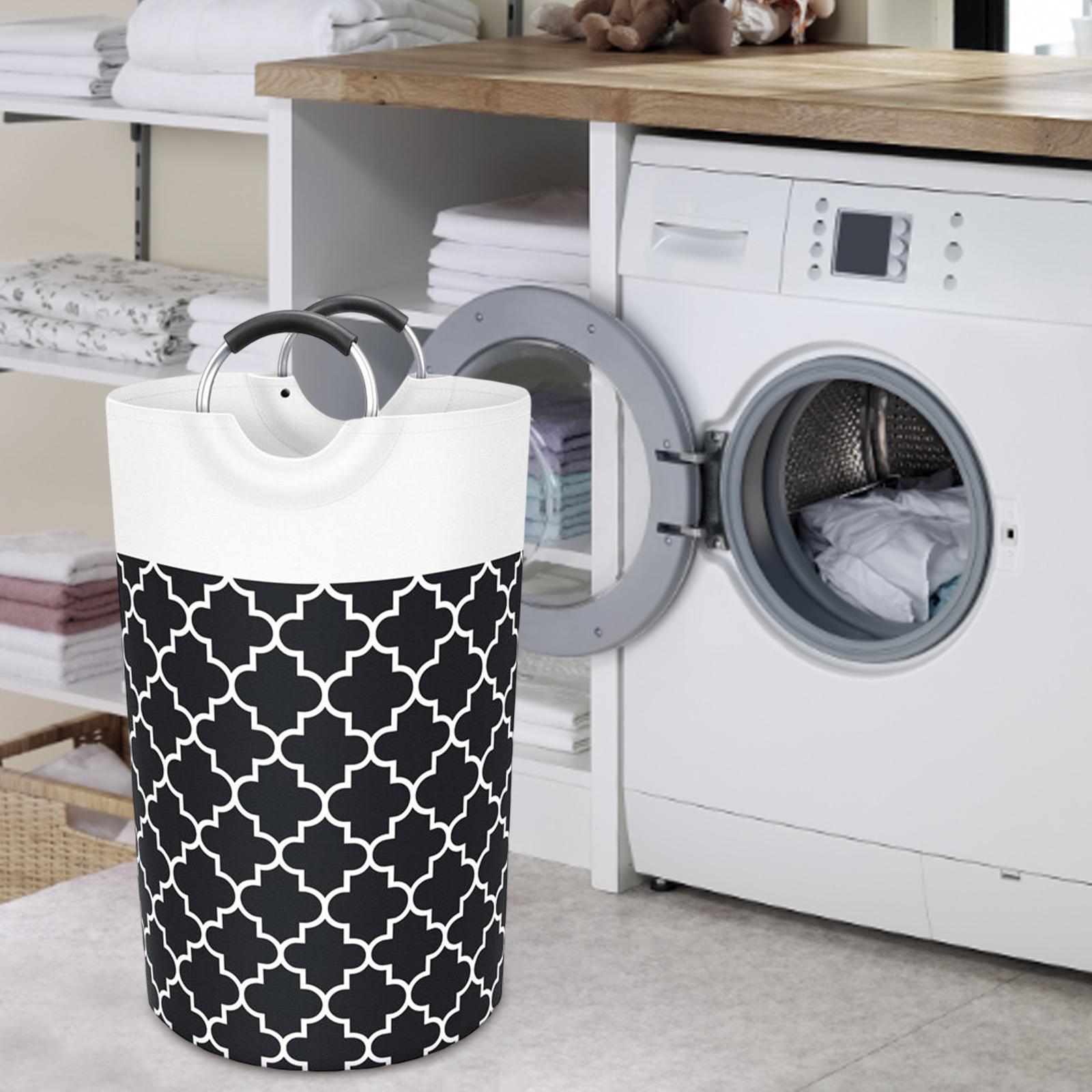 Laundry Organizer Bag Storage Clothes Basket for Bedroom Bathroom