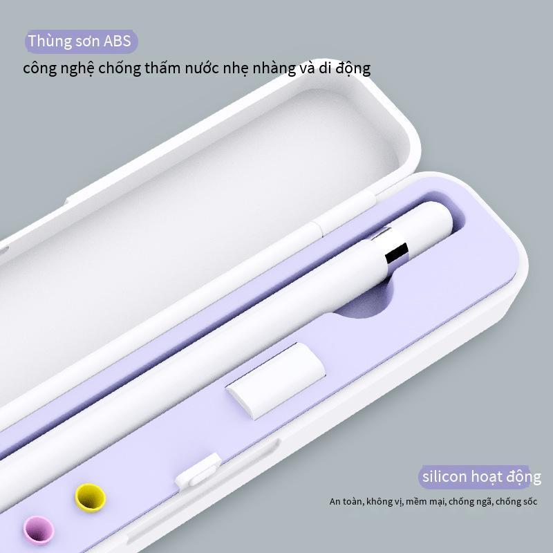 Phong cách mới nhất phù hợp với Apple Pencil thế hệ 1 và 2 Hộp đựng bút chì Phụ kiện bút điện dung Hộp lưu trữ silicon