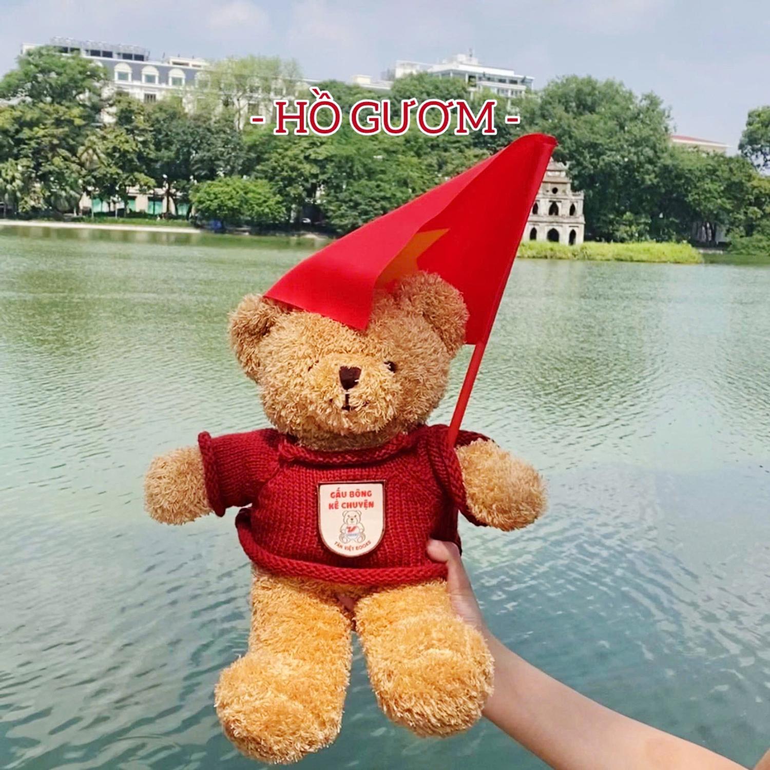 Gấu Bông Kể Chuyện - Người Bạn Tâm Tình Của Bé - Màu Đỏ