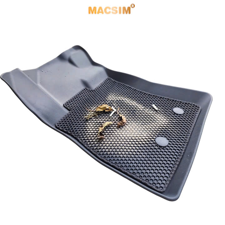 Thảm hai lớp (sd1) Macsim dành cho Mercedes GLC 2023+ bề mặt cao su siêu sạch