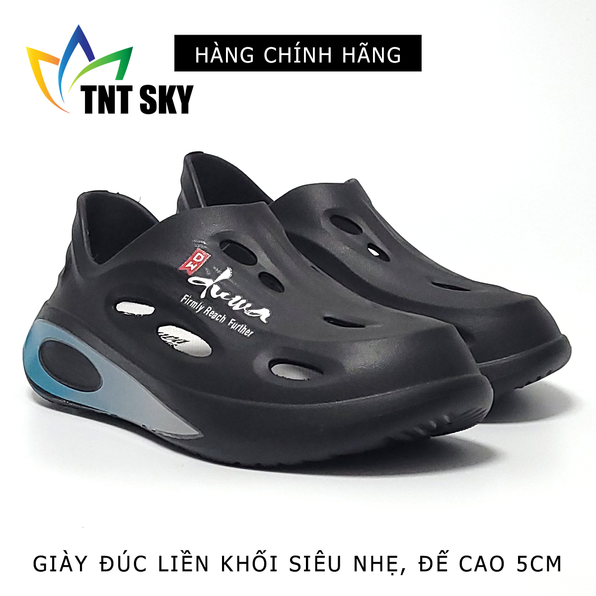 Giày Nam Đúc Liền Khối Siêu Nhẹ Đế Cao 5CM - Hàng Chính Hãng - TK567