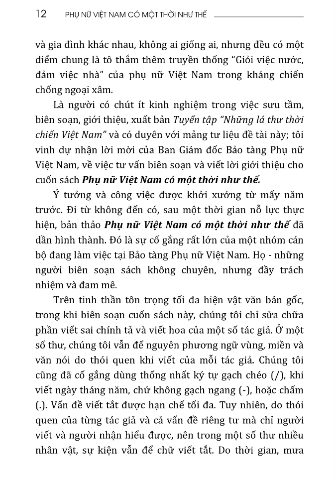 Phụ Nữ Việt Nam Có Một Thời Như Thế