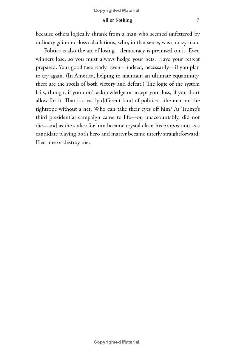 Sách ngoại văn: All Or Nothing - How Trump Recaptured America