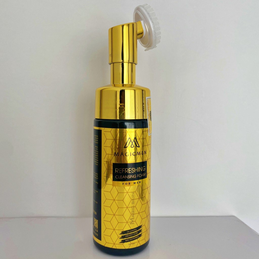 Sữa Rửa Mặt Bọt Biển Cho Nam Refreshing Cleansing Foam For Men – Sức Hút Bậc Đế Vương 150ml