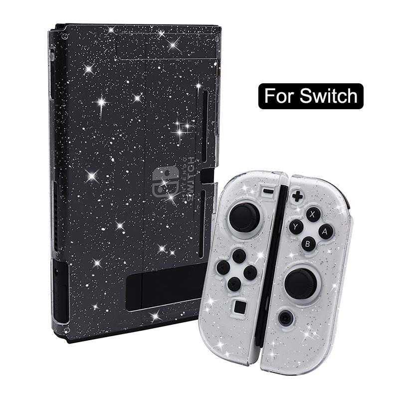 Ốp TPU mềm pha lê lấp lánh cho Switch Màn hình máy chơi game Oled Vỏ bảo vệ trong suốt cho Switch Lite Vỏ Oled Màu da: cho Switch