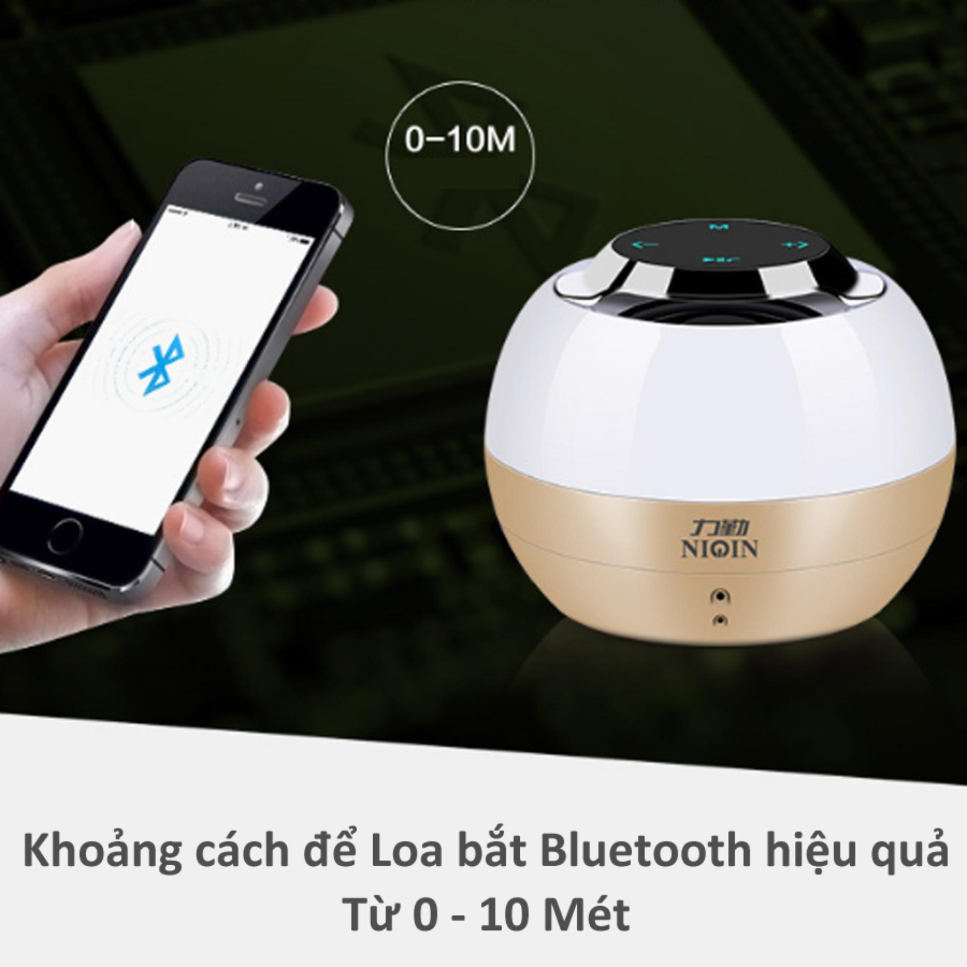 Loa Di Động Bluetooth Đèn Led Đổi Màu A1-1 + Tặng Tai Nghe Bluetooth Nhét Tai (Màu Ngẫu Nhiên)