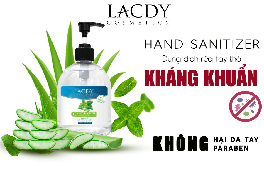 Dung dịch rửa tay khô kháng khuẩn  HAND SANITIZER L900 ( 500ml )