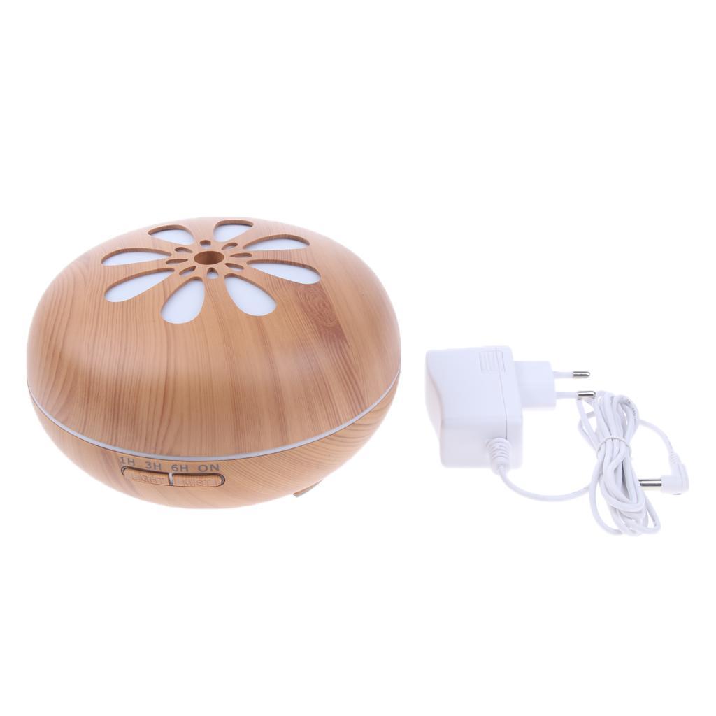 500ml Aroma Humidifier Fragrance Essential Oils Diffuser Set EU Plug