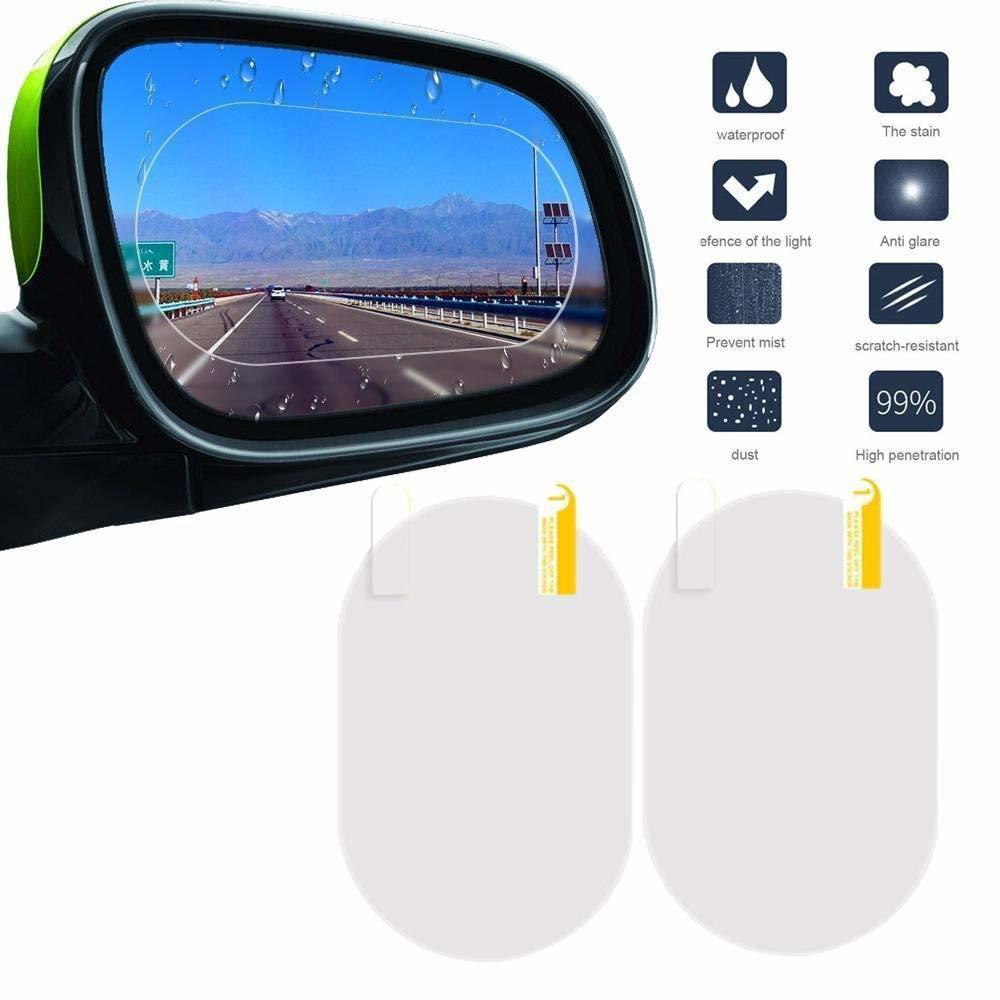 2 Miếng Dán Bảo Vệ Kính Chiếu Hậu Chống Sương Mù Cho Xe Hơi Thời Trang