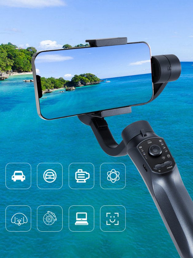 Gậy Quay Phim Chống Rung F10 Pro 3-Axis Gimbal Tích Hợp Sạc Dự Phòng - Home Decor Furniture