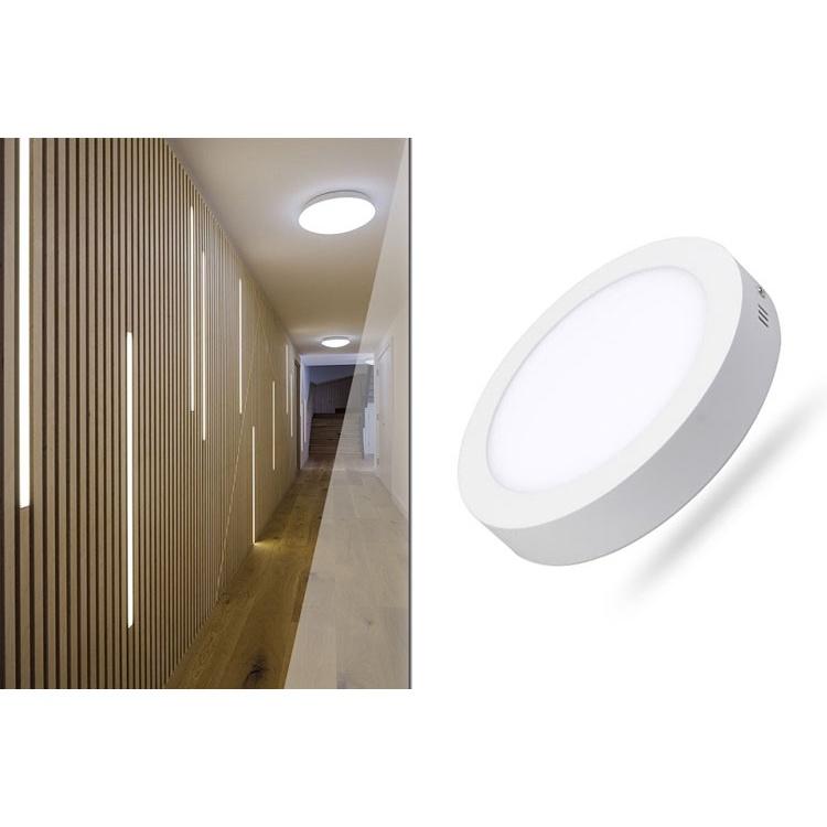 Đèn Ốp Nổi, Đèn LED Panel ốp trần tròn 6-12W (seri SRPL) - Thương hiệu MPE - 6W Tròn