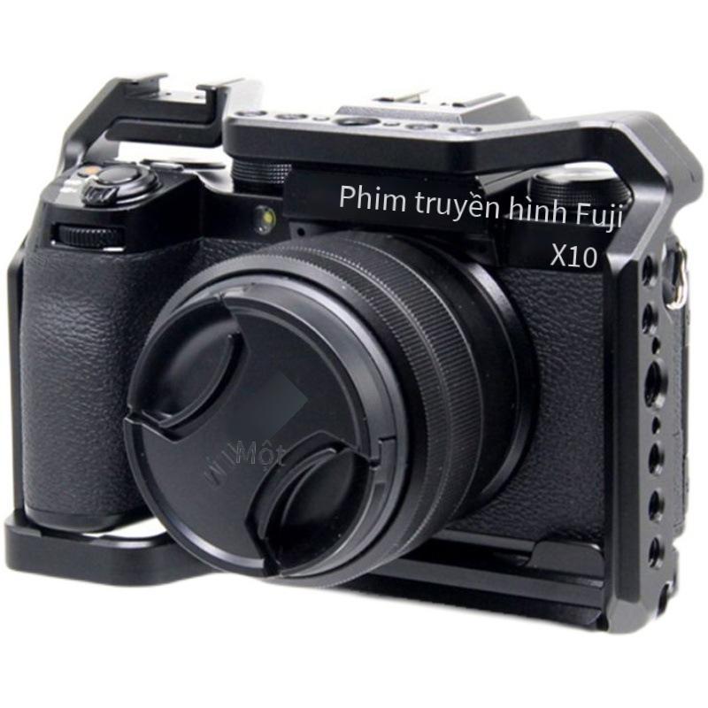 Phong cách mới nhất phù hợp với phụ kiện máy ảnh lồng thỏ Fuji X-S10, tấm tháo nhanh SLR, bộ ổn định chụp dọc, nắp bảo vệ mở rộng XS10
