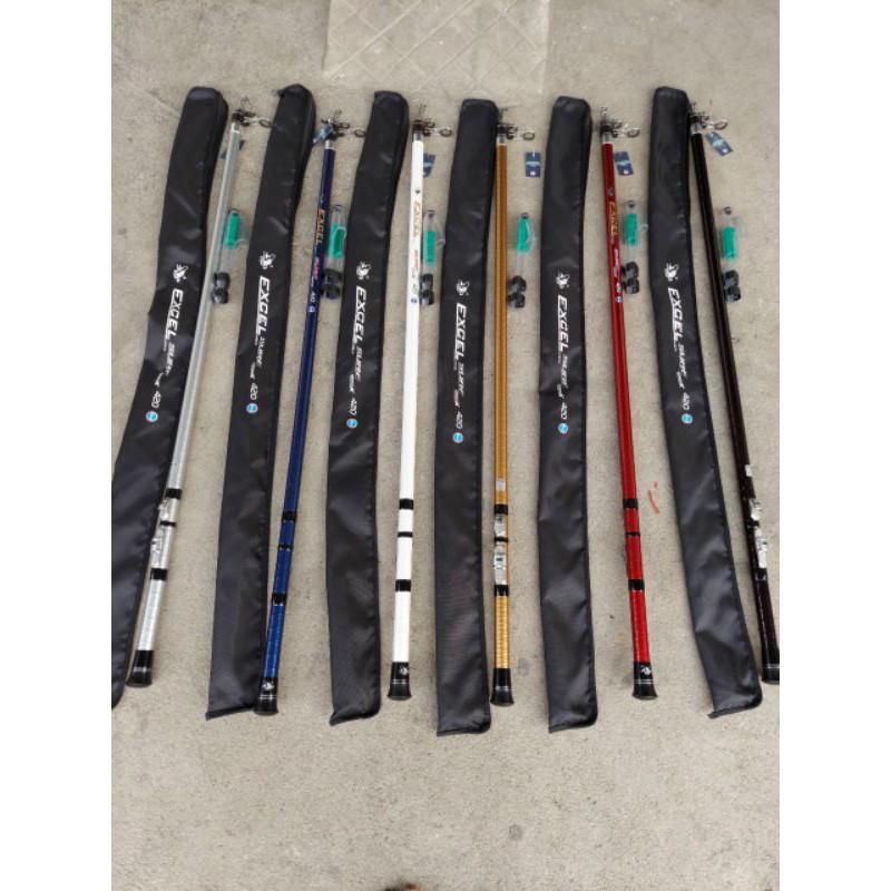 Cần câu lục excel surf có khoen định vị, cứng 35