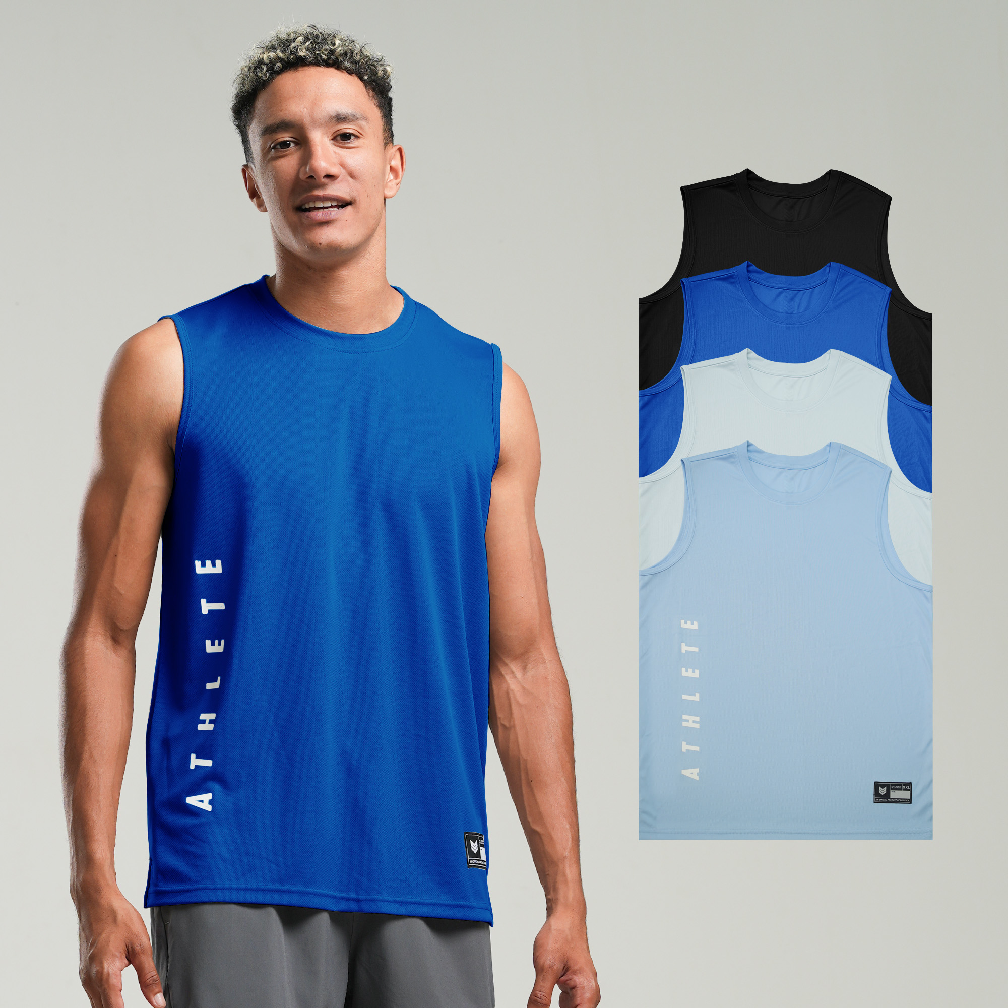 Áo thể thao ba lỗ Redikick Athletic Club Tank Top co giãn thoáng mát Bóng Rổ, Pickle ball, Gym, Chạy Bộ, Bóng Đá, Tennis